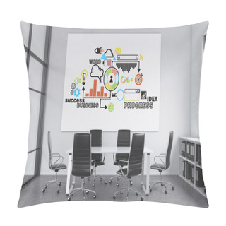 Personality  A Meeting Room For Six Pillow Covers