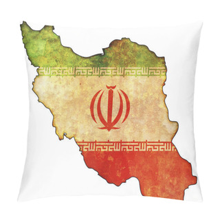 Personality  Iran Map Pillow Covers