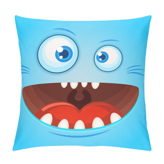 Personality  Funny Monster Face Pillow Covers