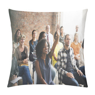 Personality  Business Team At Meeting  Pillow Covers