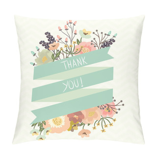 Personality  Floral Banners For Life Events Pillow Covers