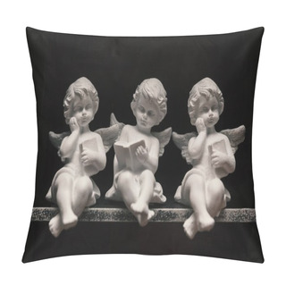 Personality  Three Little Angel With A Book Pillow Covers