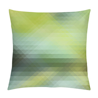 Personality  Abstract Geometric Background With Polygons Pillow Covers