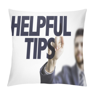 Personality  Business Man Pointing The Text Pillow Covers