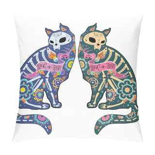 Personality  Colorfull Cats Pillow Covers