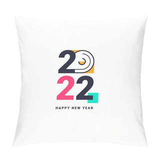 Personality  2022 New Years Design Greeting For Celebrate Pillow Covers