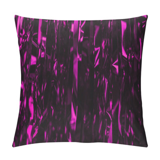 Personality  Dark Purple Bright Serpentine As Xmas Background Pillow Covers