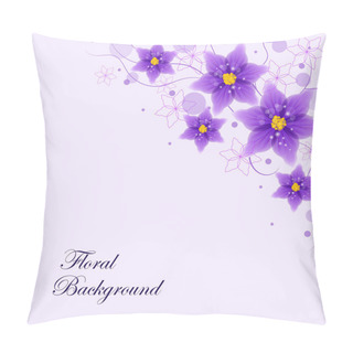 Personality  Floral Vector Background Pillow Covers