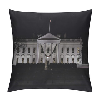 Personality  White House At Night Pillow Covers