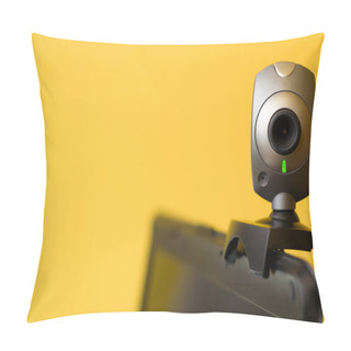 Personality  Web Camera On Laptop Staring At You Pillow Covers