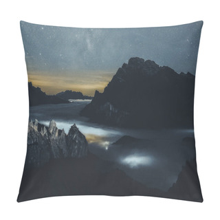 Personality  Starry Night Over The Mountain Pillow Covers