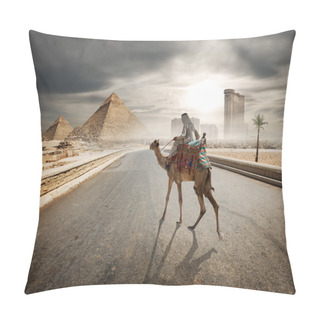 Personality  Evening Over Pyramids Pillow Covers