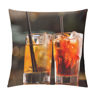 Personality  Cocktail In The Bar Pillow Covers