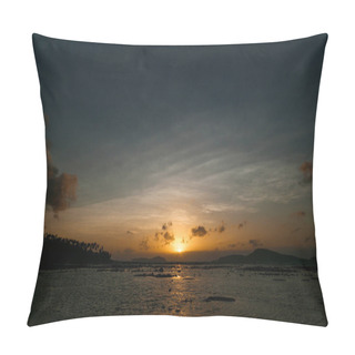 Personality  Sunset Over Ocean Pillow Covers