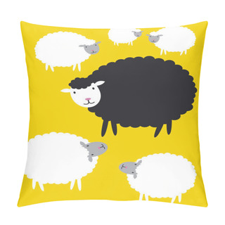 Personality  Black Sheep Concepts Pillow Covers
