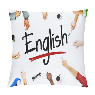 Personality  People And English Concept Pillow Covers