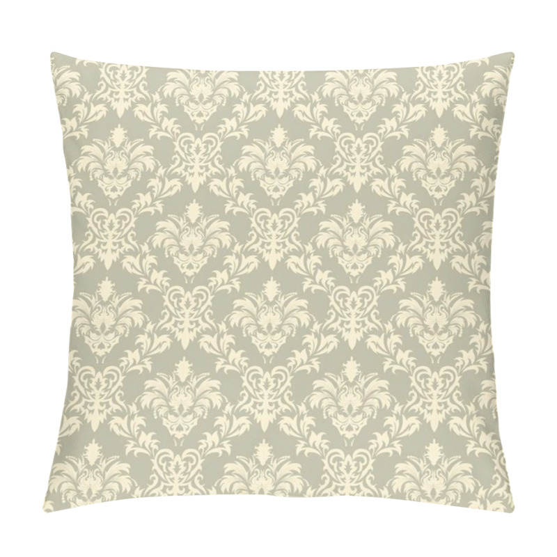 Personality  Damask seamless vector background.  For easy making seamless pattern just drag all group into swatches bar, and use it for filling any contours. pillow covers