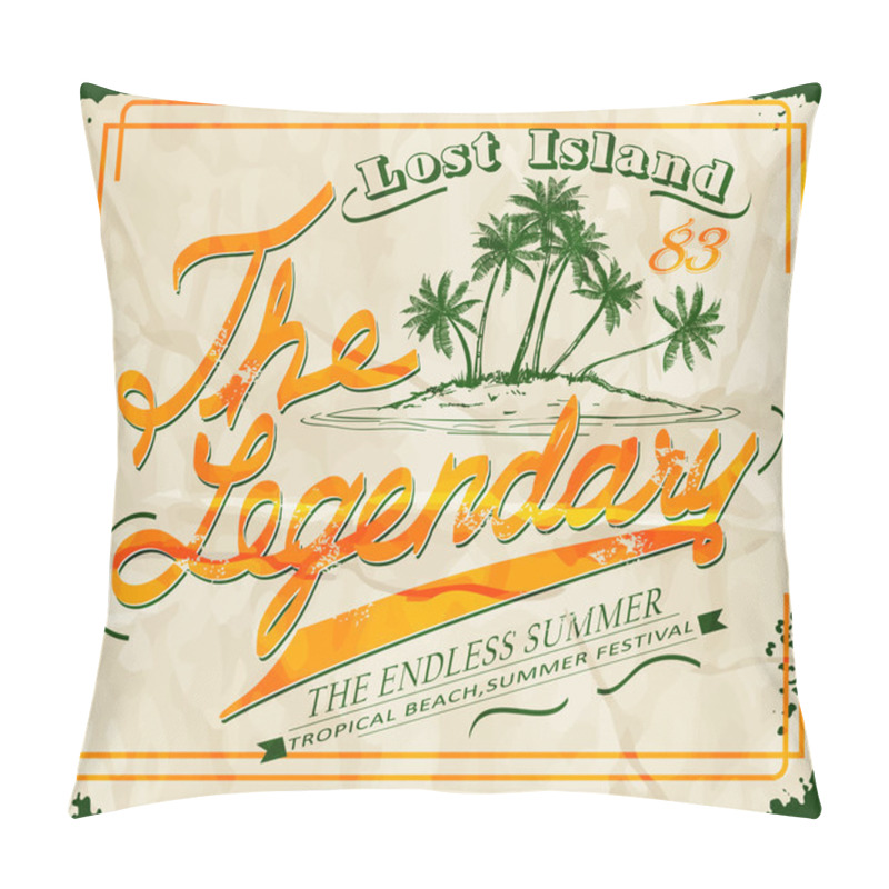 Personality  Summer Tropical Heat Print Pillow Covers