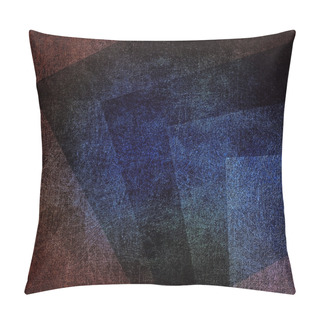 Personality  Abstract Dark Blue Surface Pillow Covers