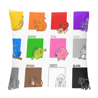 Personality  Primary Colors Cartoon Set Pillow Covers
