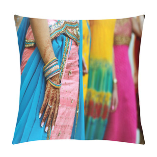 Personality  Henna Tattoos And Saris Pillow Covers