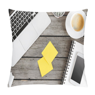 Personality  Wireless Devices On Workplace Pillow Covers