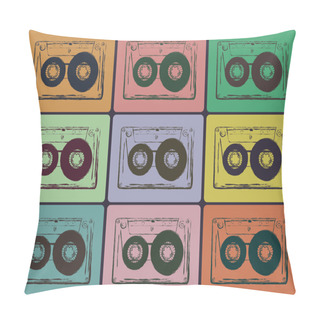 Personality  Tape Cassettes Pillow Covers
