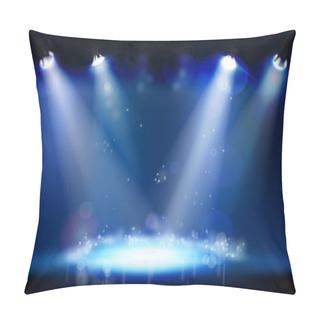 Personality  Night Performance. Vector Illustration. Pillow Covers