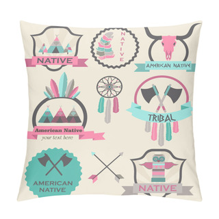 Personality  American Native Labels Pillow Covers