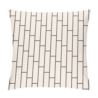Personality  Cobbles Grid Stripped Seamless Pattern. Pillow Covers