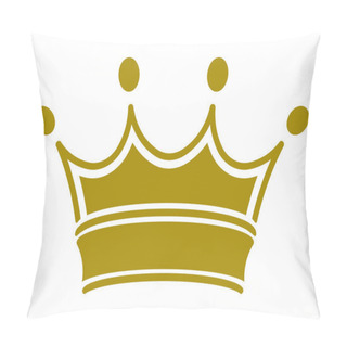 Personality  Royal Crown - Vector Pillow Covers