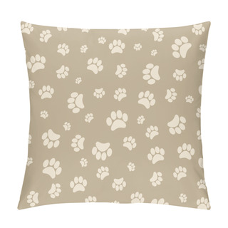 Personality  Background Animal Footprints Pillow Covers