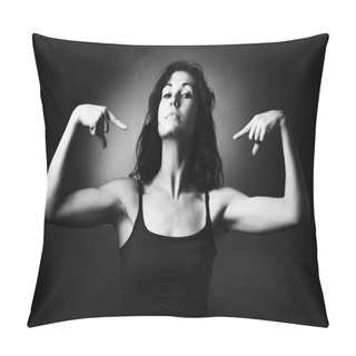 Personality  Strong Woman -coach. Pillow Covers