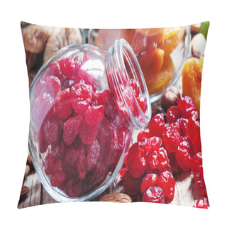 Personality  Dried Cherries In A Glass Jar Pillow Covers