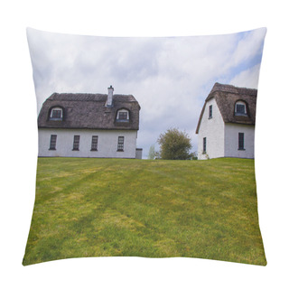 Personality  Typical Old Irish House Located Pillow Covers
