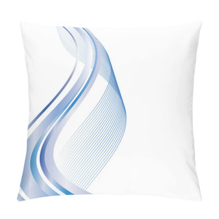 Personality  Blue Waves Pillow Covers