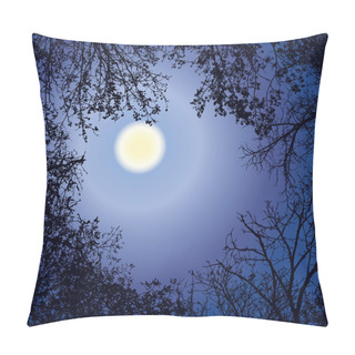 Personality  Vector Framework From The Branches Of Trees Pillow Covers