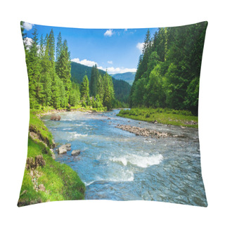 Personality  Mountain Fast River Pillow Covers