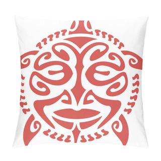Personality  Mask Turtle Isolated On White Pillow Covers
