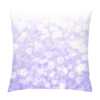 Personality  Bokeh Vibrant Purple Or Mauve Background With Blurry Lights Pillow Covers