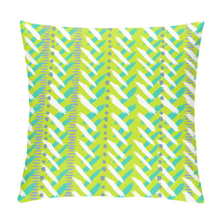 Personality  Chevron Hand Painted Vector Seamless Pattern Pillow Covers