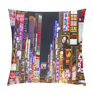 Personality  Shinjuku, Tokyo Pillow Covers