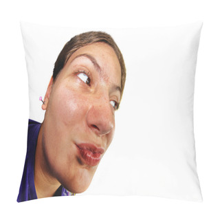 Personality  Funny Face - Eye Fish Lens Pillow Covers