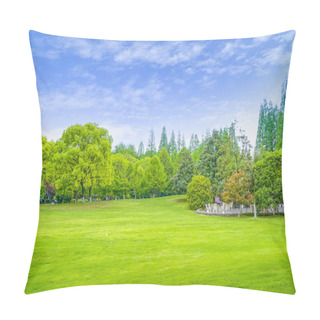 Personality  Green Forest Grass In The Park Pillow Covers