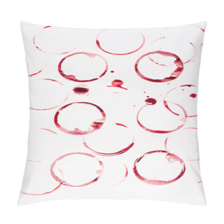 Personality  Red Wine Stains And Drops Pillow Covers