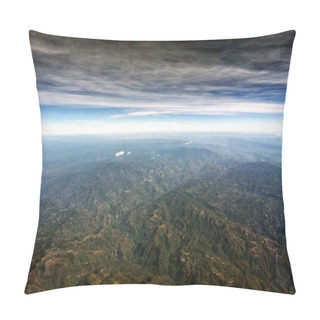 Personality  Mountains Near Mexico City Aerial View Cityscape Panorama Pillow Covers
