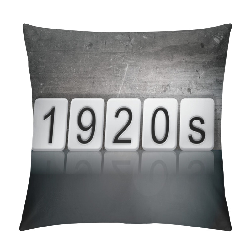 Personality  1920s Tiled Letters Concept And Theme Pillow Covers