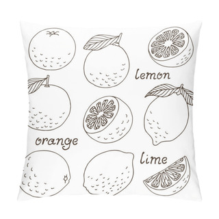 Personality  Seamless Lime Chalkboard Pattern Pillow Covers