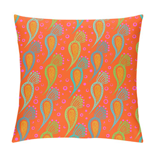 Personality  Bright Indian Paisley Pattern Pillow Covers