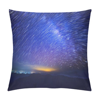 Personality  Star Trails Pillow Covers